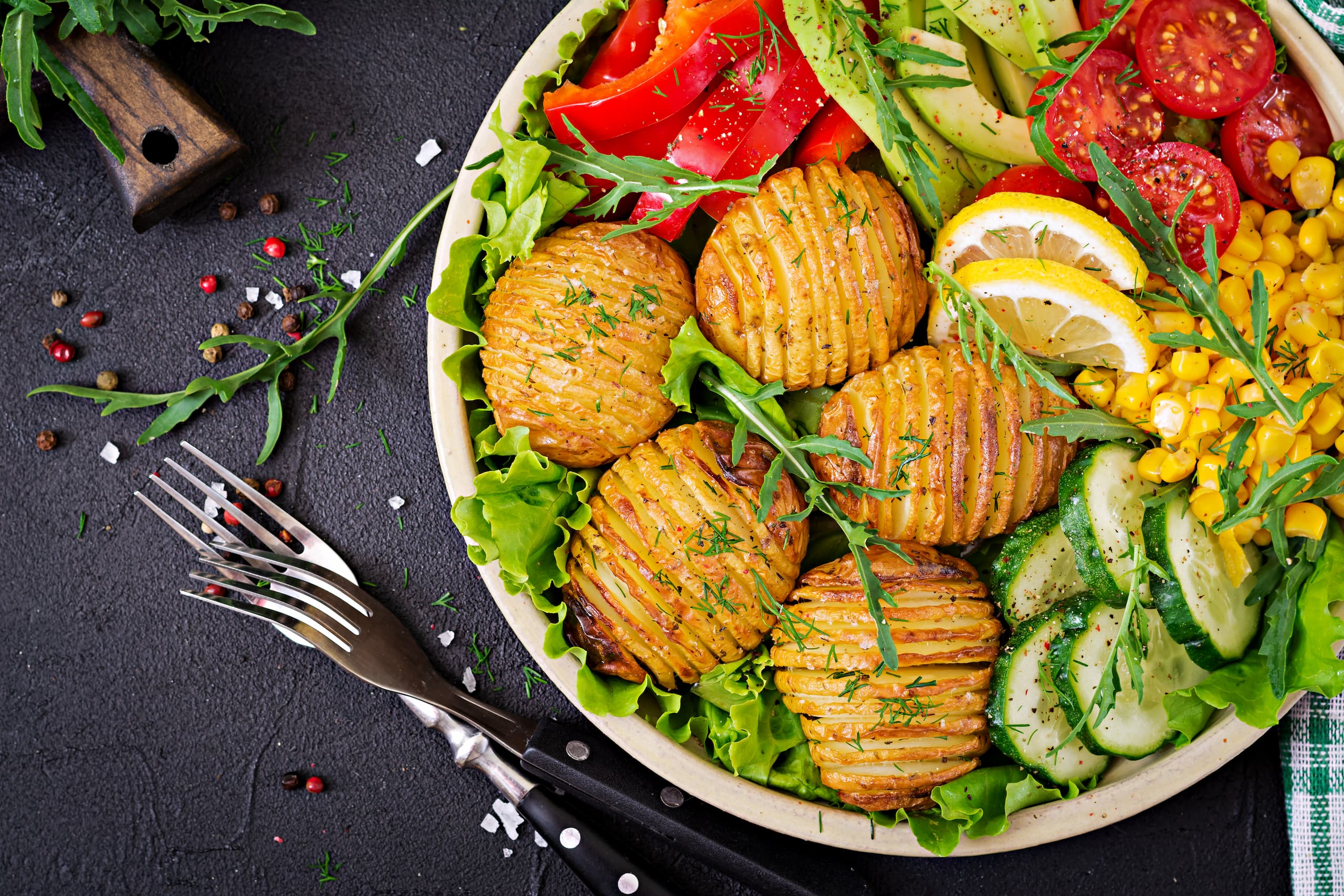 vegetarian-buddha-bowl-raw-vegetables-baked-potatoes-bowl-vegan-meal-healthy-detox-food-concept-top-view-flat-lay (1)